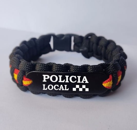 Pulsera Policia Local - Pulserasdehonor.com