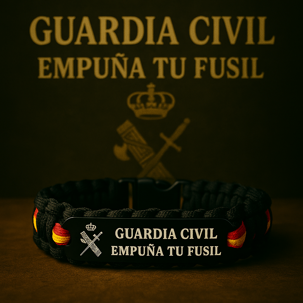 Pulsera Guardia Civil - EMPUÑA TU FUSIL - Pulserasdehonor.com