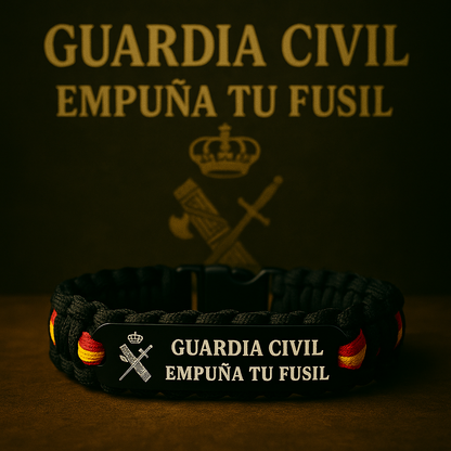 Pulsera Guardia Civil - EMPUÑA TU FUSIL - Pulserasdehonor.com