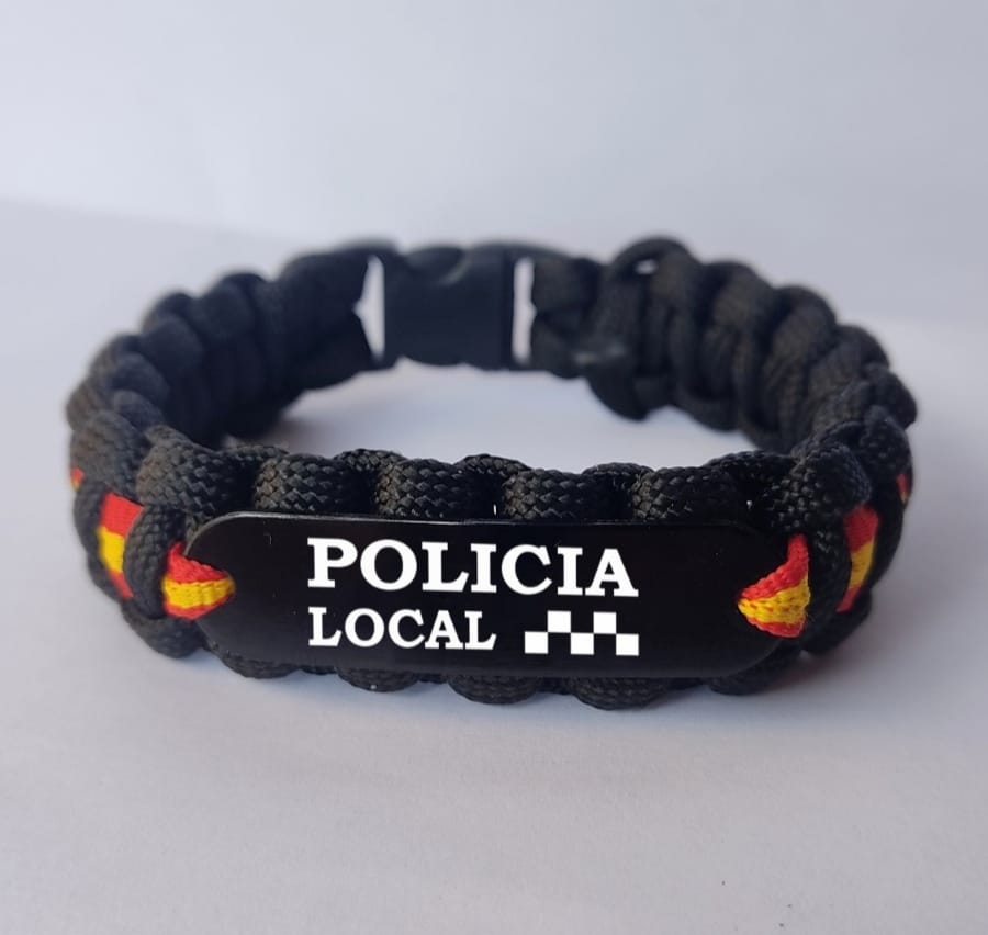 Pulsera Policia Local - Pulserasdehonor.com