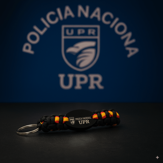 Llavero Policia Nacional - UPR - Pulserasdehonor.com