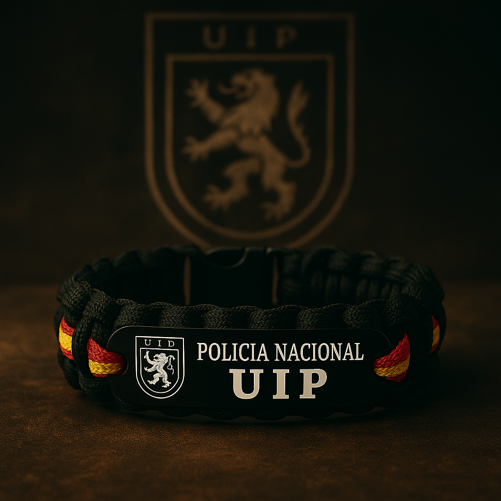 Pulsera Policía Nacional -UIP - Pulserasdehonor.com
