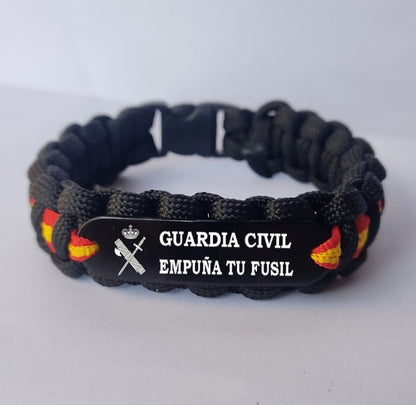 Pulsera Guardia Civil - EMPUÑA TU FUSIL - Pulserasdehonor.com