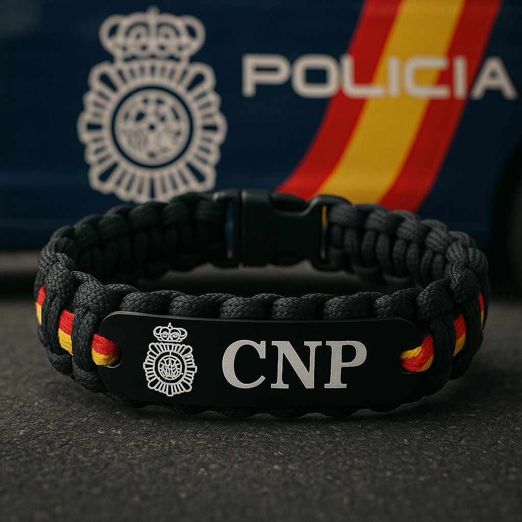 Pulsera Policia Nacional - CNP - Pulserasdehonor.com