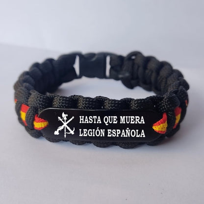 Pulsera HASTA QUE MUERA LEGIÓN ESPAÑOLA - Pulserasdehonor.com