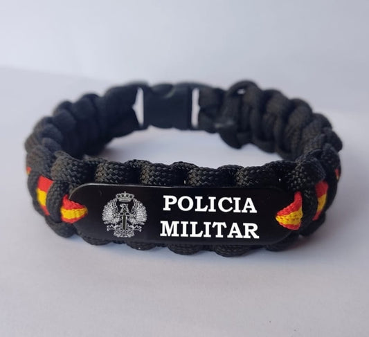 Pulsera POLICIA MILITAR - Pulserasdehonor.com