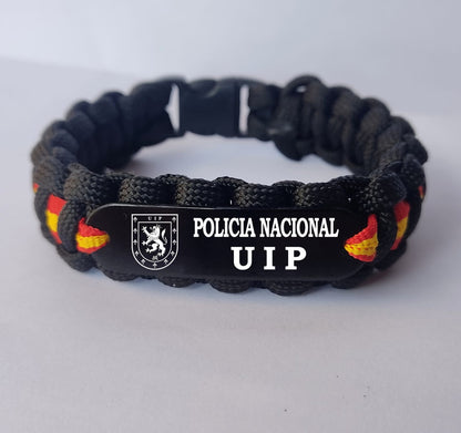 Pulsera Policía Nacional -UIP - Pulserasdehonor.com